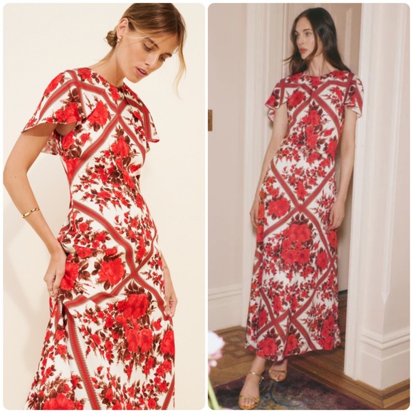 Hill House Dresses & Skirts - Hill House Davina Dress in Red Diamond Rose